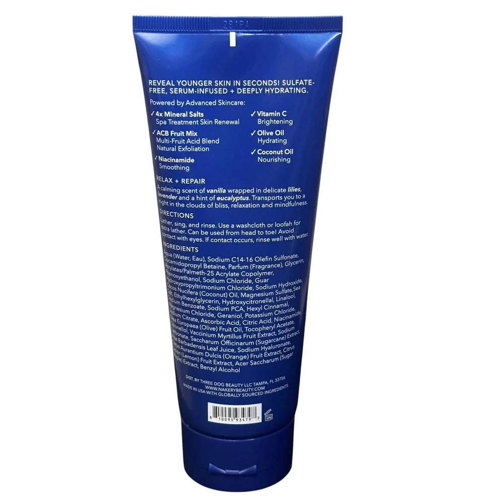 Nakery Beauty Skin Recovery Relax + Repair Body Balm Melatonin Magnesium 8.4oz